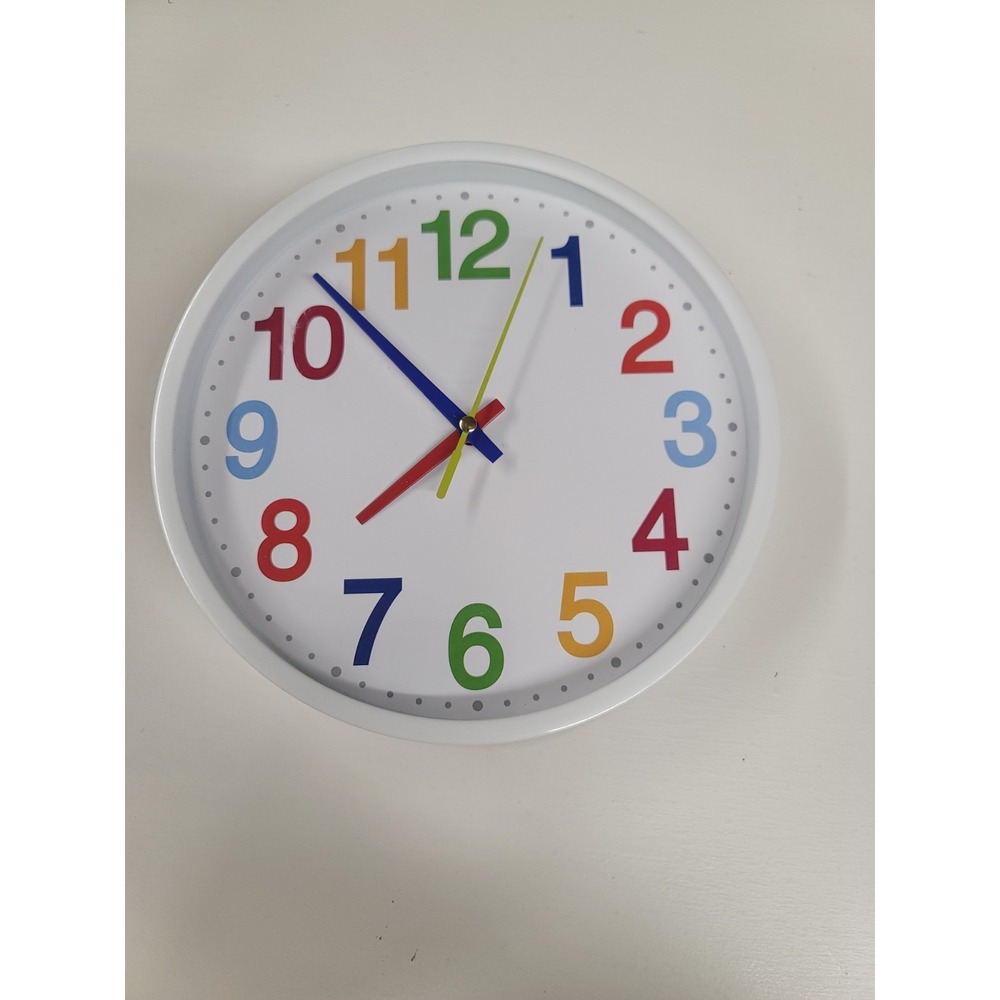 Colorful Clock For Kids Bedroom, Playroom, Or Classroom‎